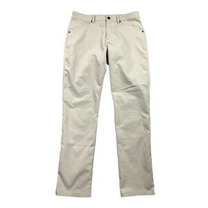 Myles Tour Pant Mens 32x30 Khaki Performance 4-Way Stretch‎ 5-Pocket Grip Waist